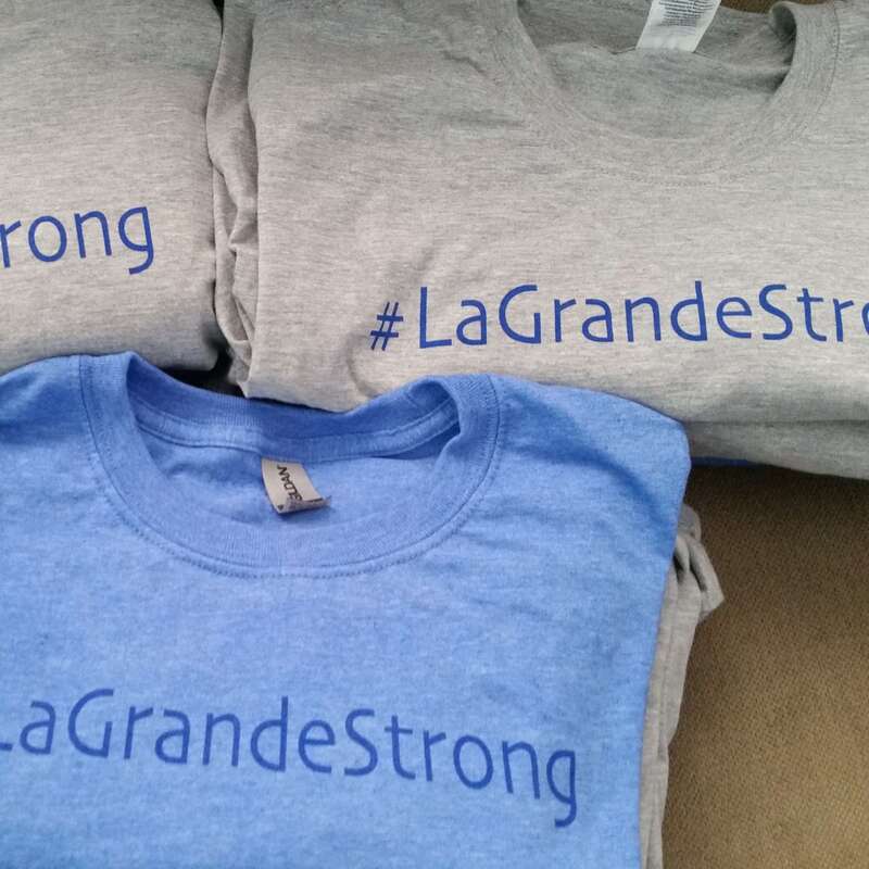#LaGrandeStrong Custom Prints.