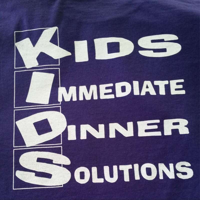 Kids Immediate Dinner Solutions Custom Prints.